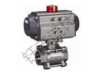 氣動三片式球閥