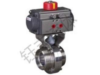 氣動衛(wèi)生蝶閥