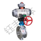 氣動法蘭式三偏心蝶閥