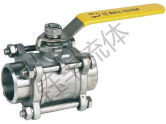 三片式對焊球閥